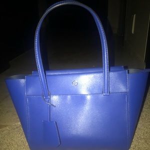 Gorgeous authentic Tory Burch royal blue tote